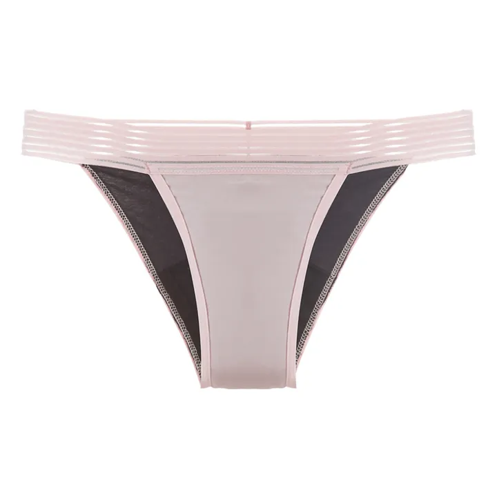 Pantys Culotte Menstruelle Tanga - Flux Léger | Rose