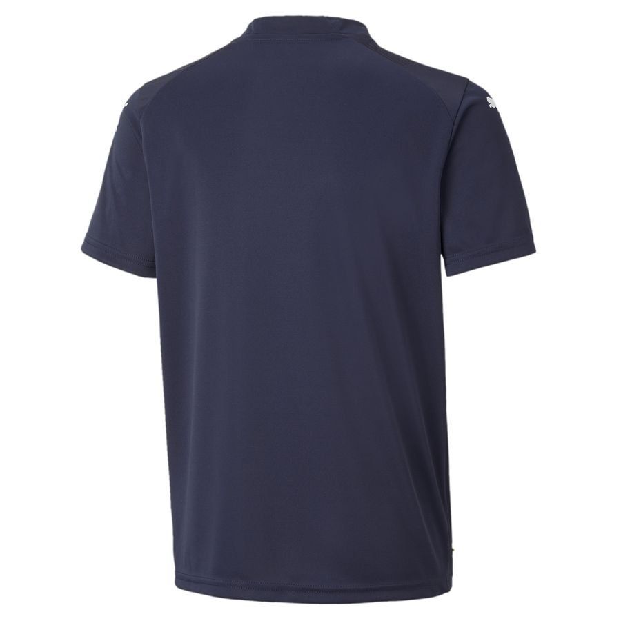 PUMA Maillot teamGLORY - Bleu Marine/Blanc Enfant