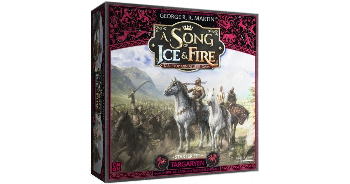 AsmodeeA Song of Ice & Fire: Targaryen Starter set Dobbelspel  (Engels, 2 spelers, 45 - 60 minuten, Vanaf 14 jaar)