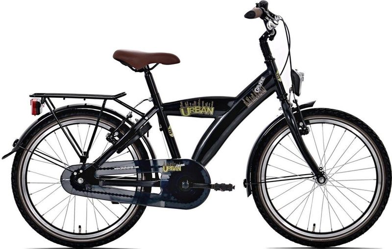 Bikefun - Urban City Fiets - 20 Inch - Jongens - Kleur: Zwart