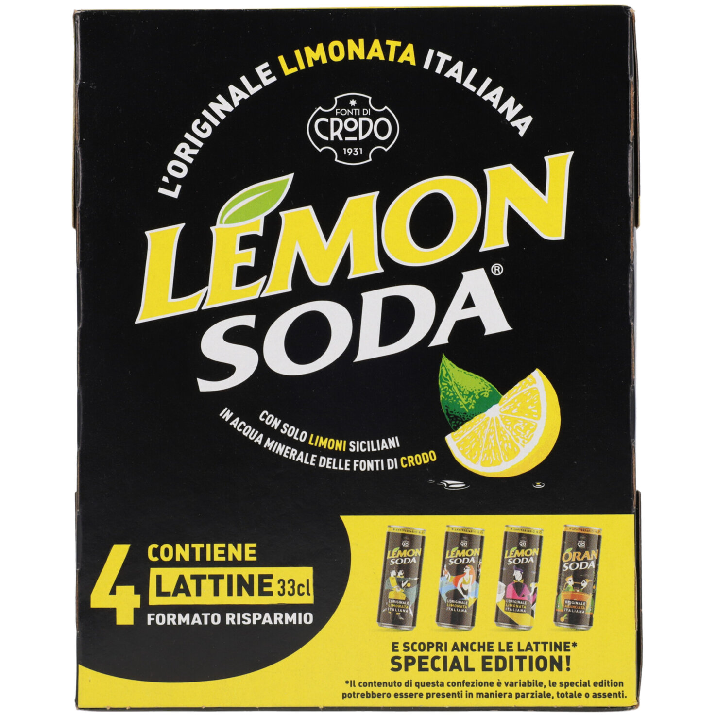 Lemon Soda la Limonata 4x33cl -132cl