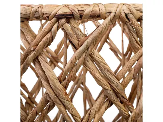 Panier en fibres naturelles marron D40x33/23