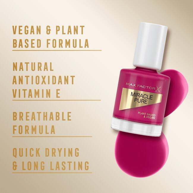 Max Factor Miracle Pure Vegan Nagellak 320 Sweet Plum