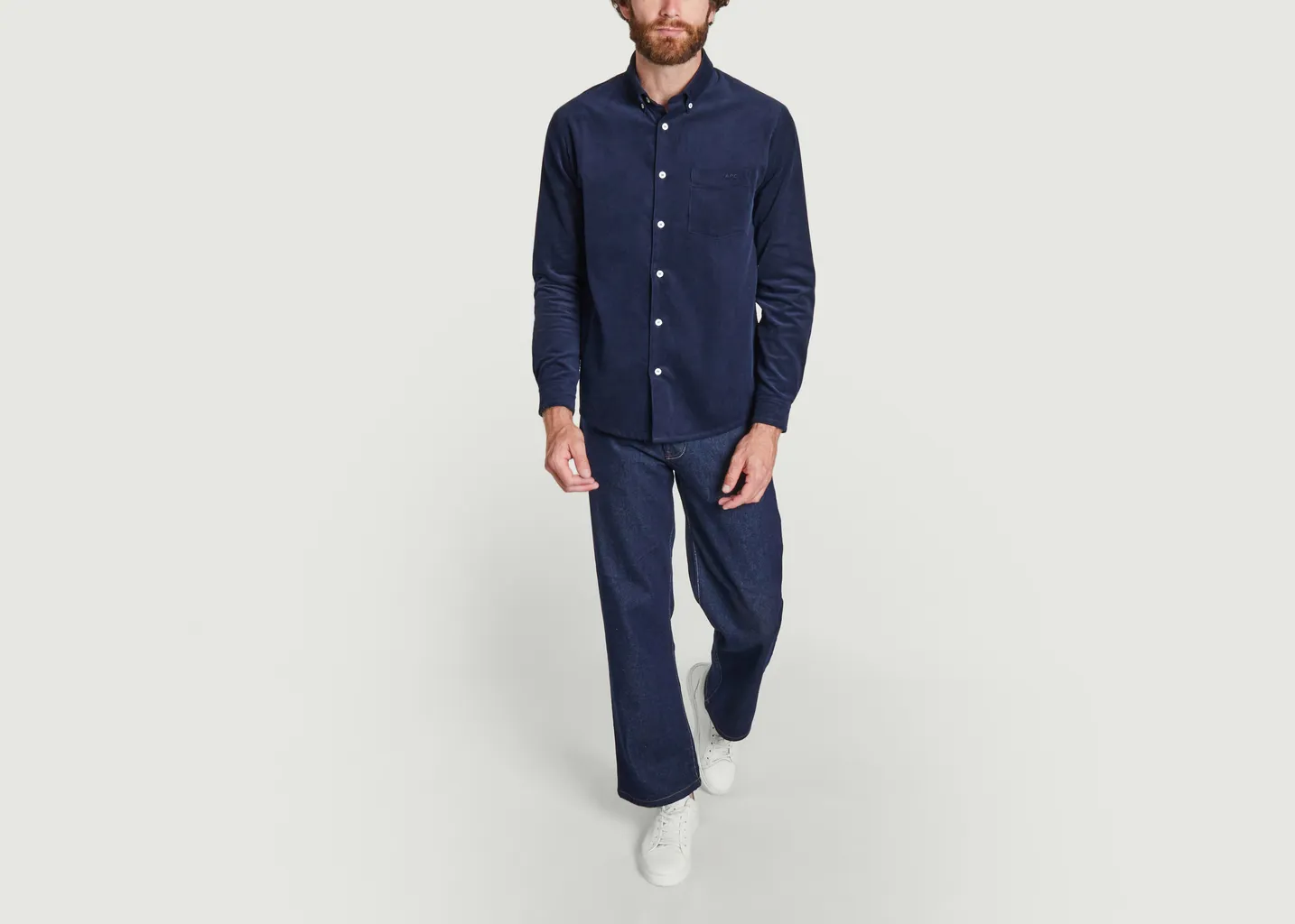 Chemise Serge Logo A.P.C.