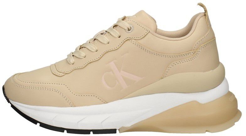 Calvin Klein Wedge Sporty Sneaker beige