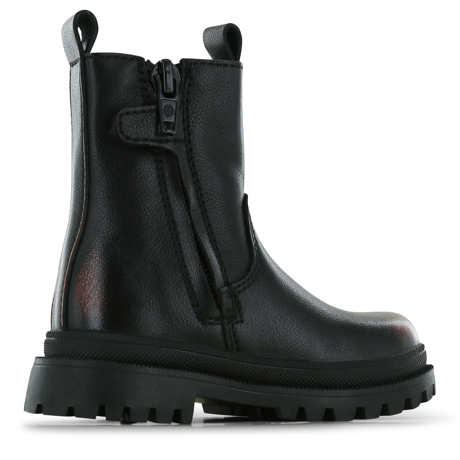Shoesme zwart-oranje chelseaboot Leer | Sale
