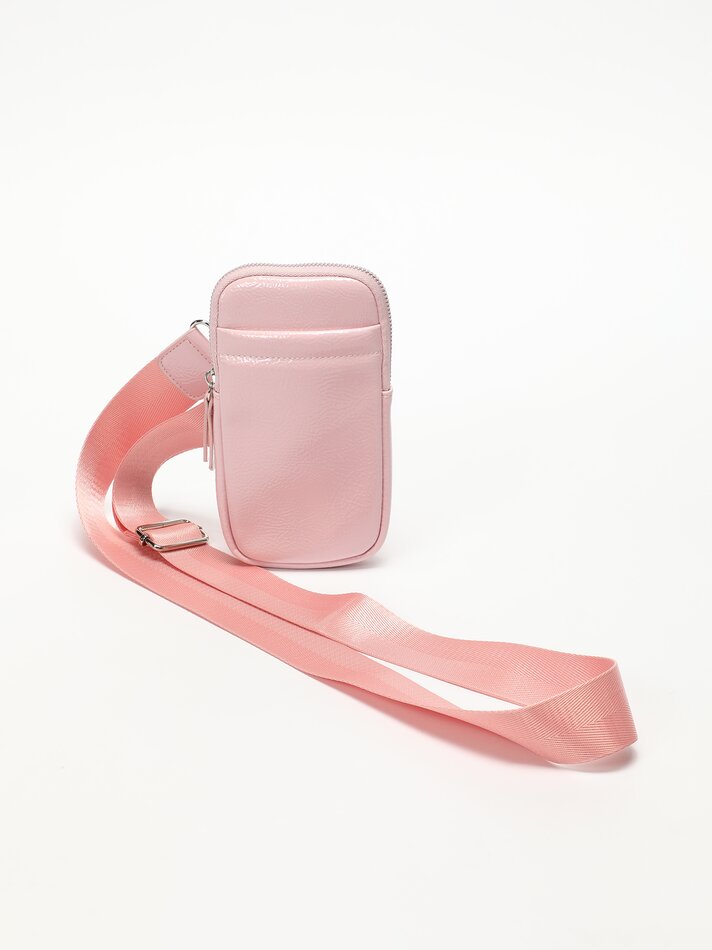 Capa acolchoada para celular - Rosa