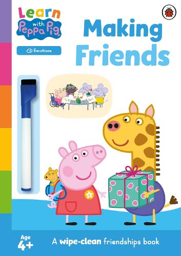 Learn with Peppa: Making Friends: Wipe-Clean Activity Book - Learn with Peppa (Paperback)