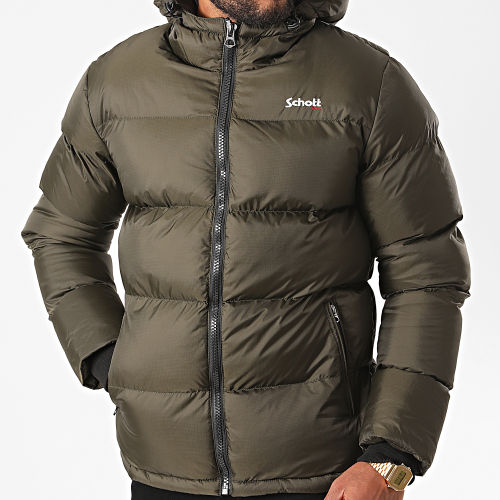 Doudoune Capuche Idaho Vert Kaki