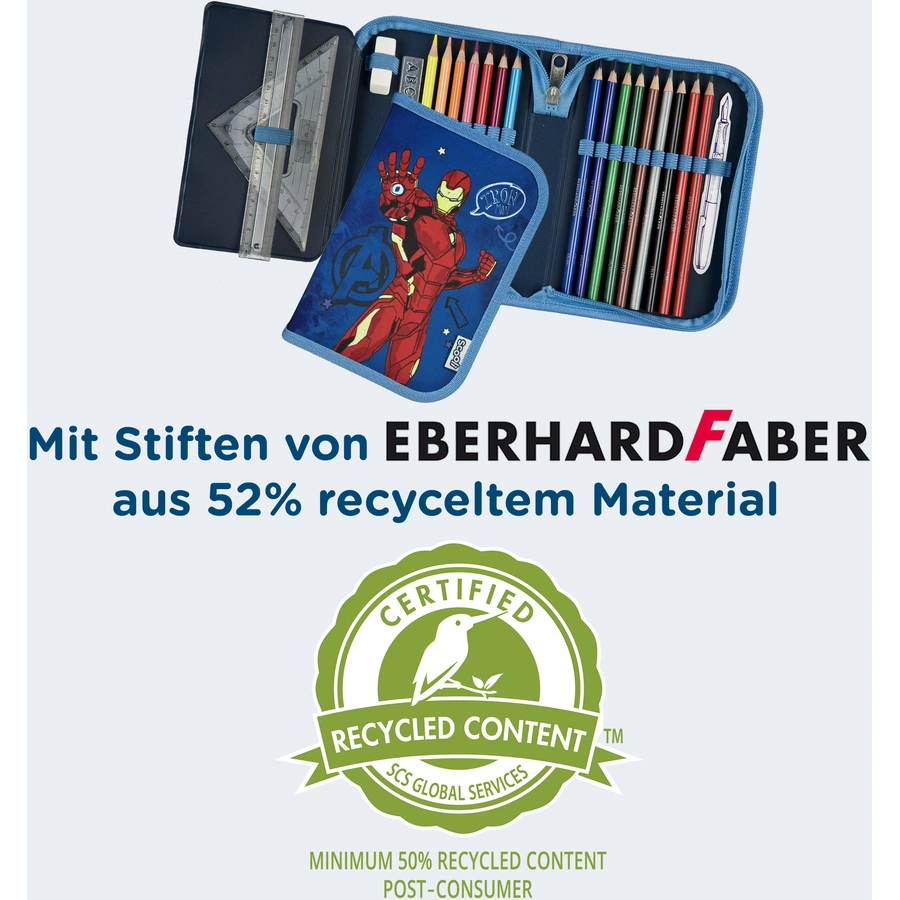 Scooli gefülltes Schüleretui Avengers