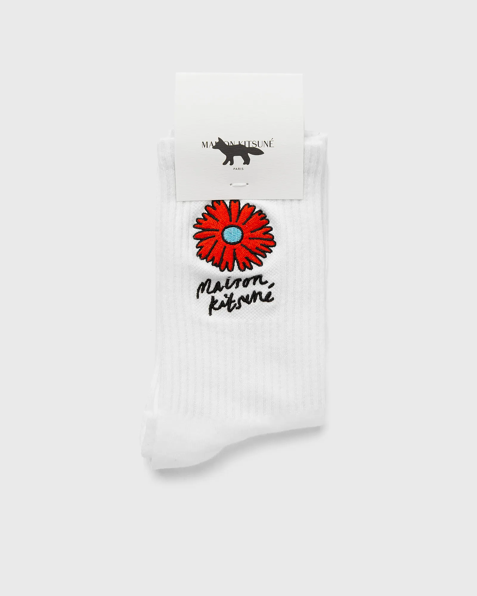 Maison Kitsune FLOATING FLOWER SPORTY SOCKS