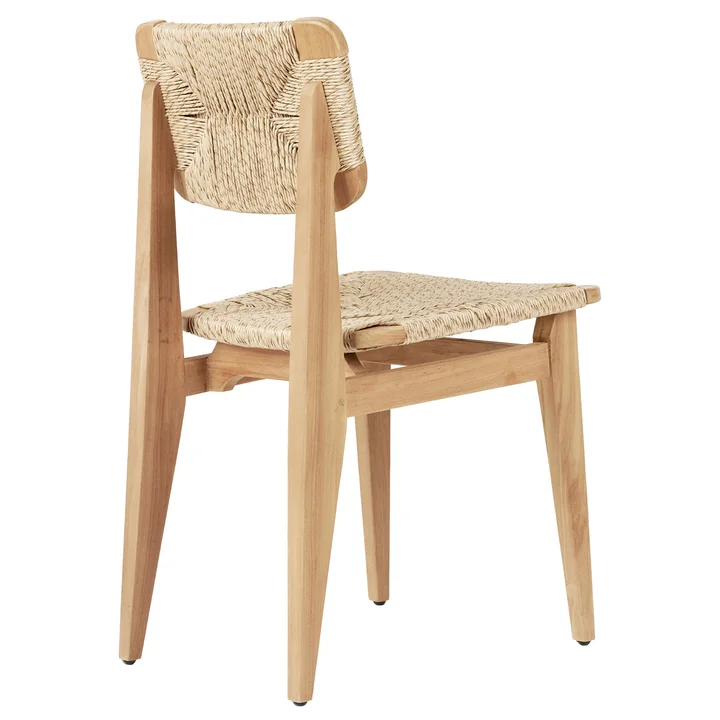 Gubi - C-Chair Outdoor Stuhl, teak