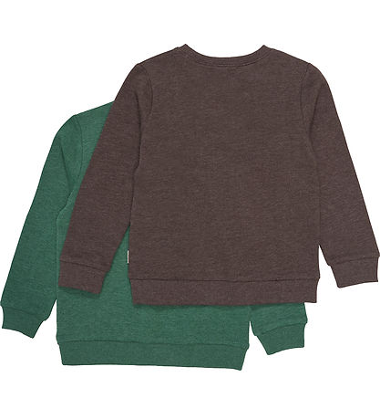 Minymo Sweatshirt - 2er-Pack - Hunter Green