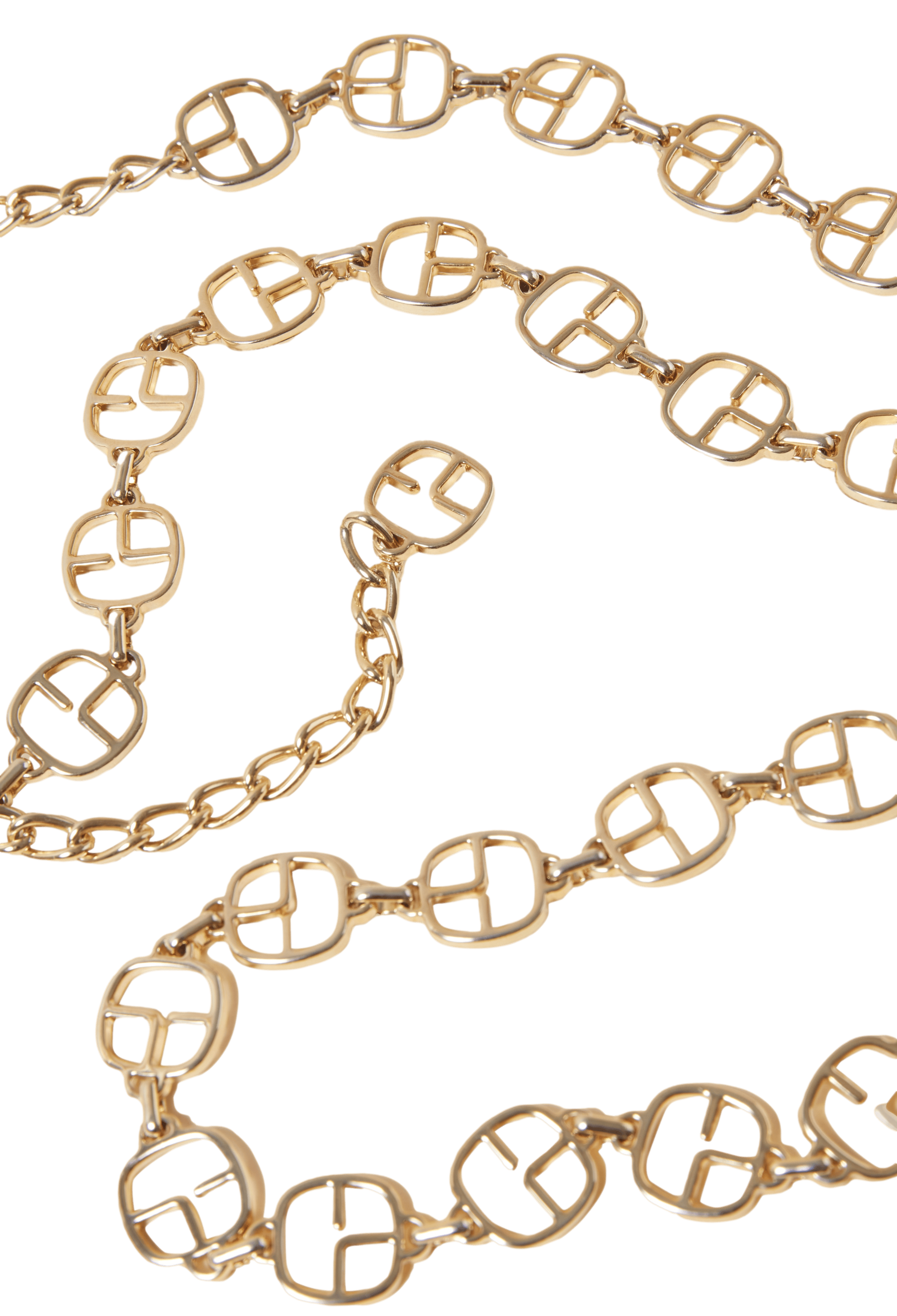 Ceinture chaîne monogramme | Doré