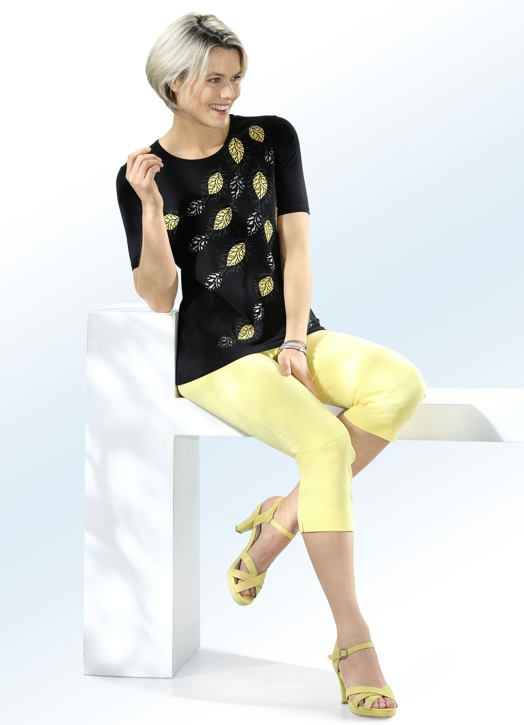 Soft-Stretch-Caprihose