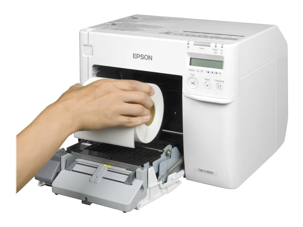 Epson TM C3500 - Etiketprinter - stikledning medfølger ikke fra Epson