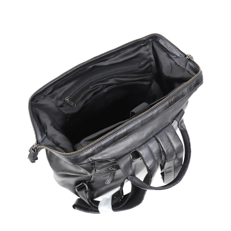 Bear Design Rugtas met Beugelsluiting Jurian Black