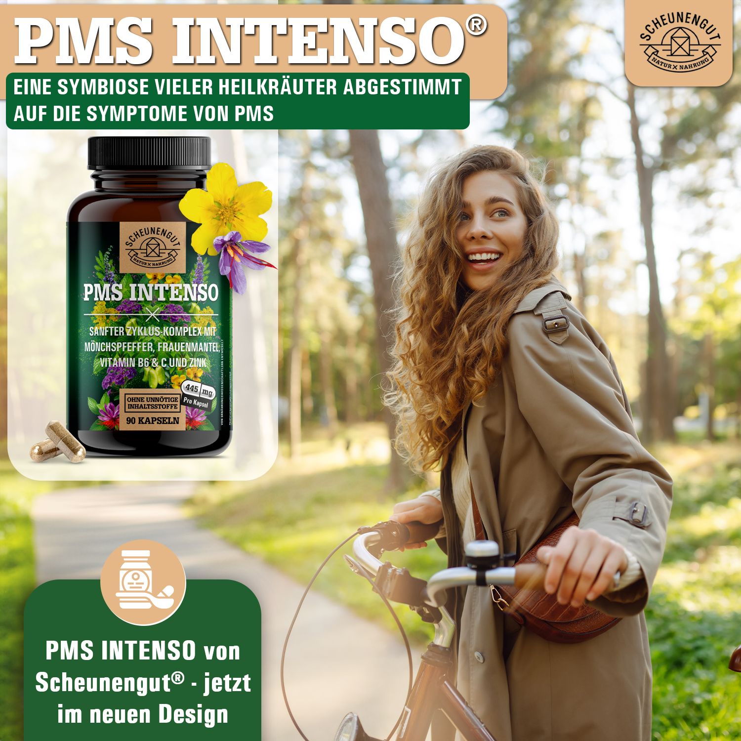 Scheunengut® PMS INTENSO | Sanfter Zyklus-Komplex mit Gänsefingerkraut, Eisenkraut uvm.