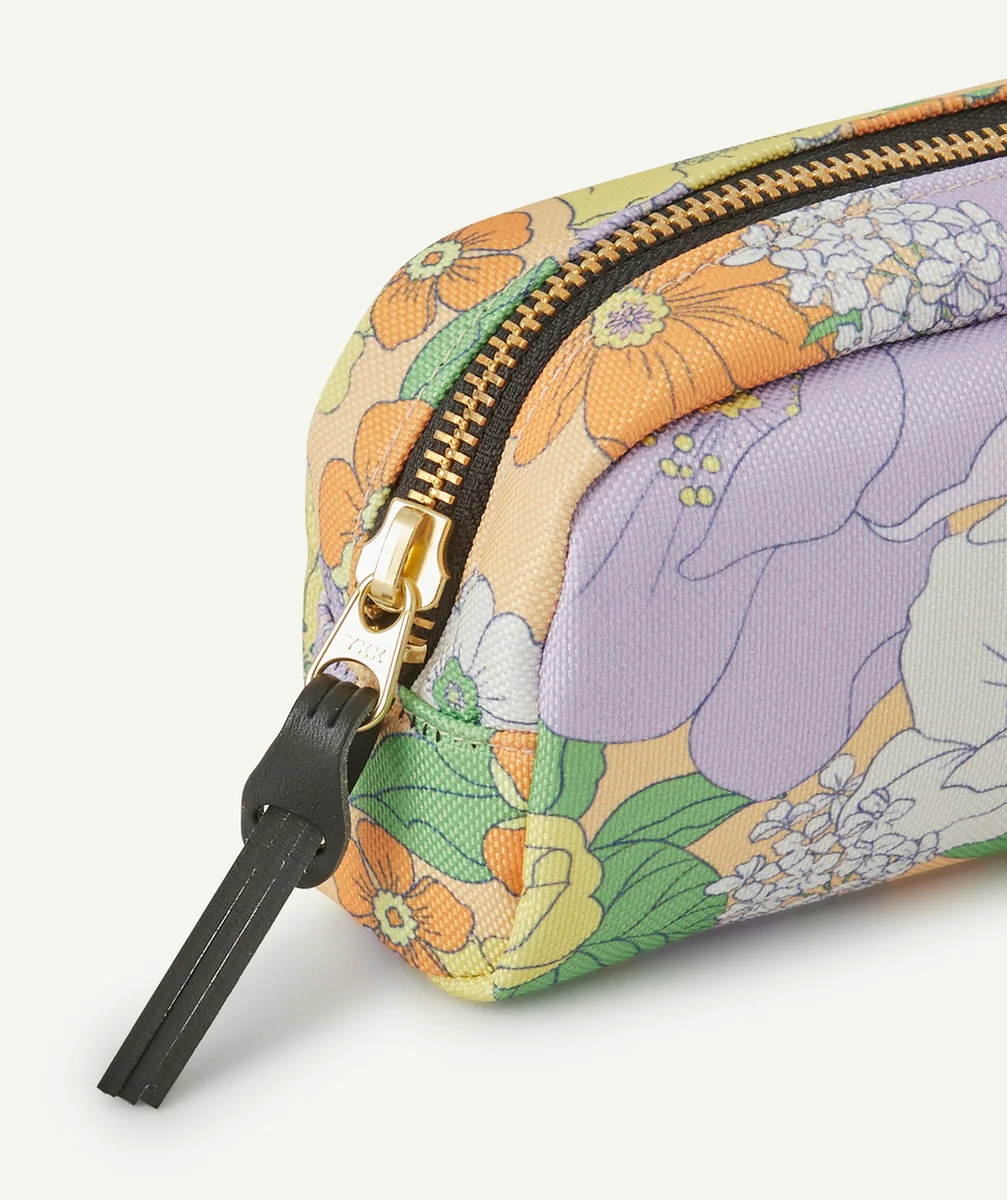 WOUFTROUSSE IMPRIMÉE FLORAL COLORÉE 19 x 9 x 7,5 CM