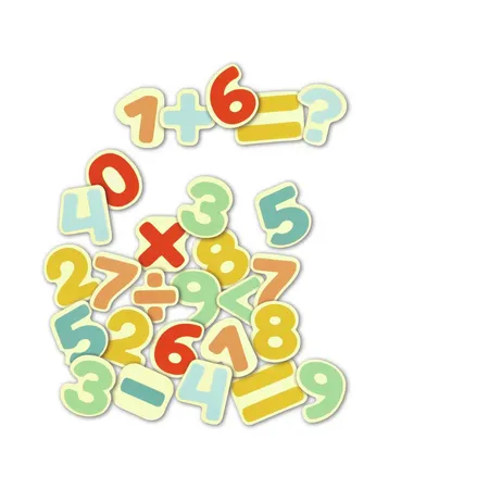 Hape Magnetische Zahlen, 54 Teile