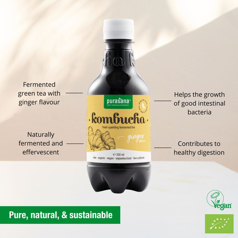 purasana® Kombucha frischer Ingwer