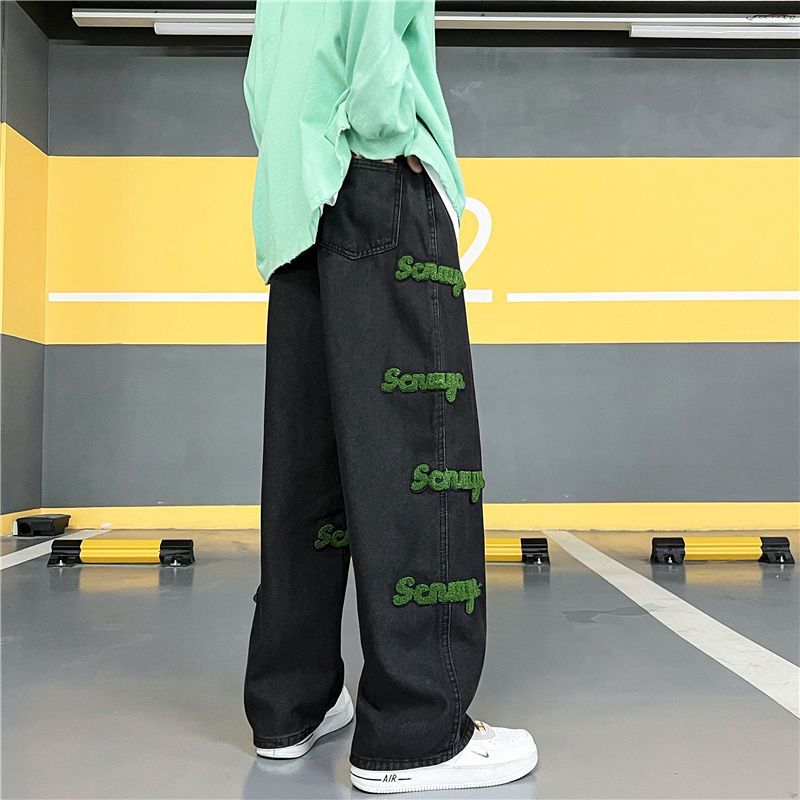 Antaeus - Lettering Straight Leg Jeans