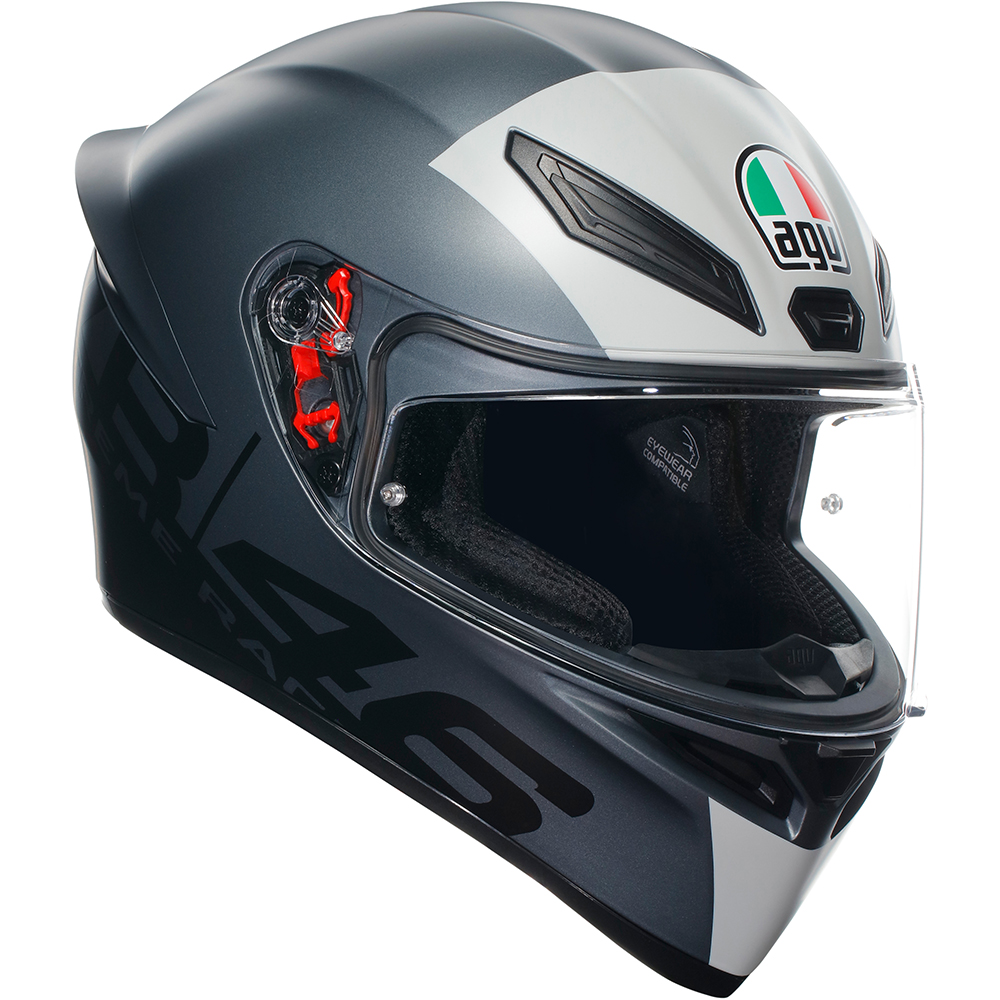 AGV - Casque K1 S Limit 46 Gris / Noir