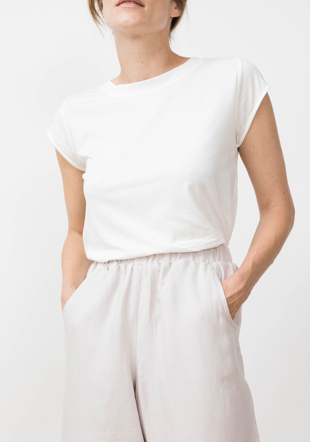 Jungle Folk T-Shirt Isla Top White