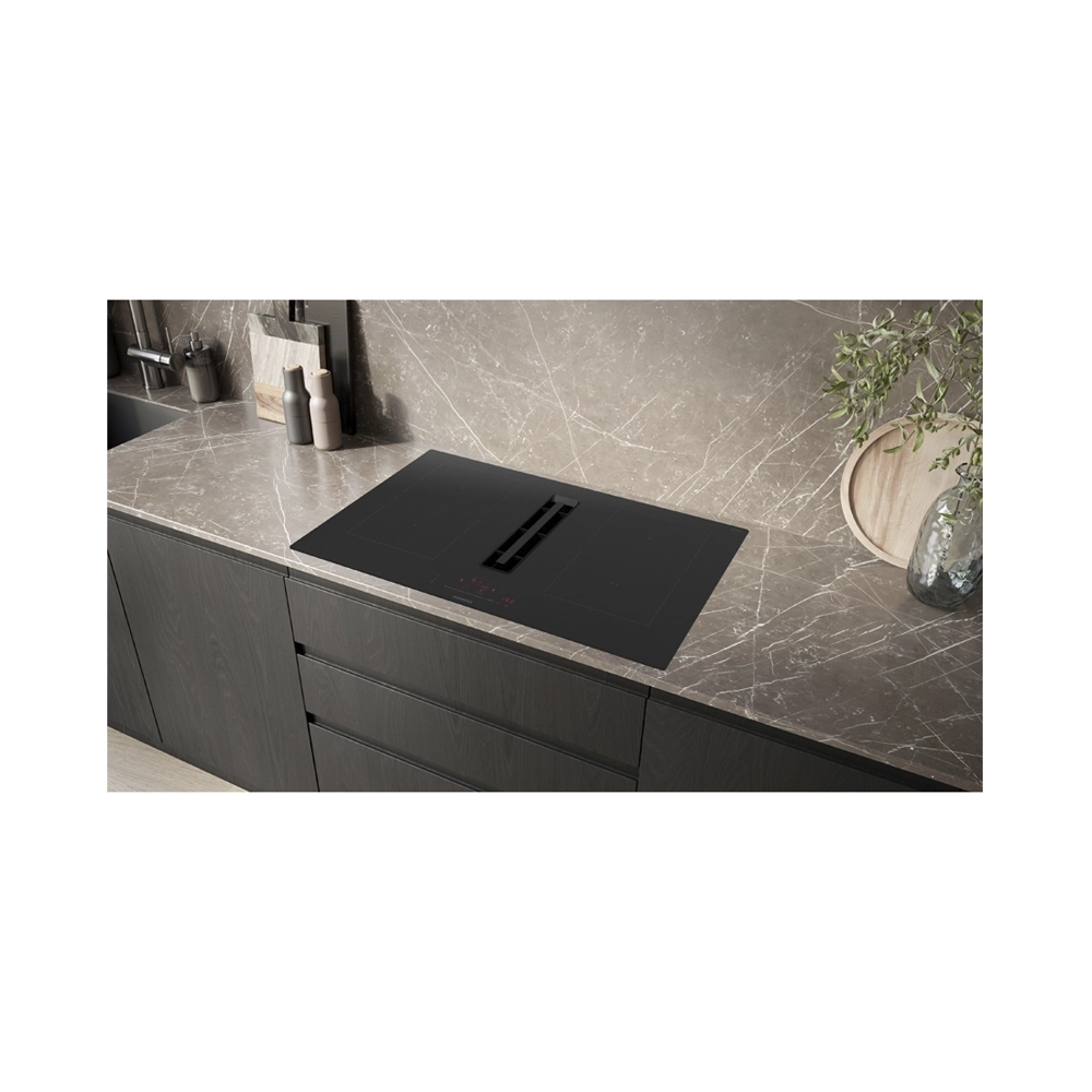 Bosch PVS801B16E Induktionskochfeld flächenbündig mit integriertem Dunstabzug 80cm