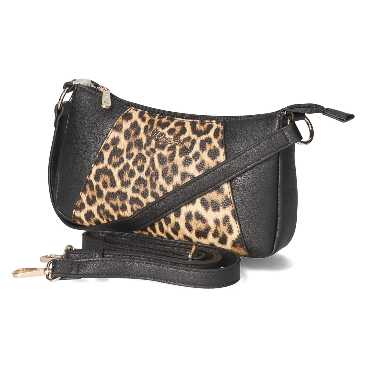 KaerlekSchultertasche - schwarz/braun