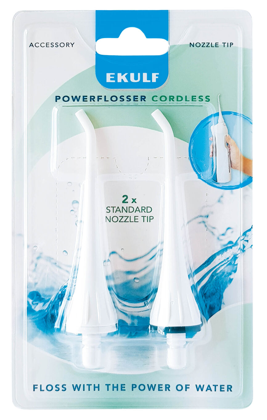 Ekulf Power Flosser standard tip 2 stk