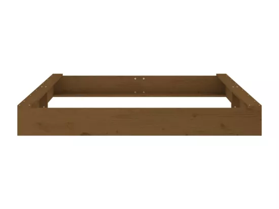 Bac à sable jeu bois marron 160 x 160 x 20 cm 02_0041522