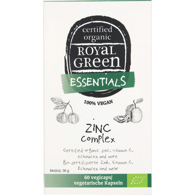 Royal Green Zinc Complex 60 Bio capsules