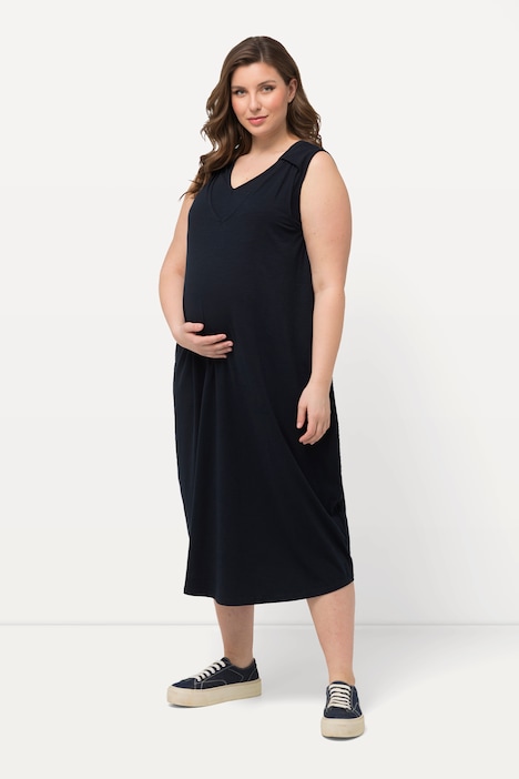 Bellieva-Kleid, Stillfunktion, Jersey, Wickeloptik, ärmellos