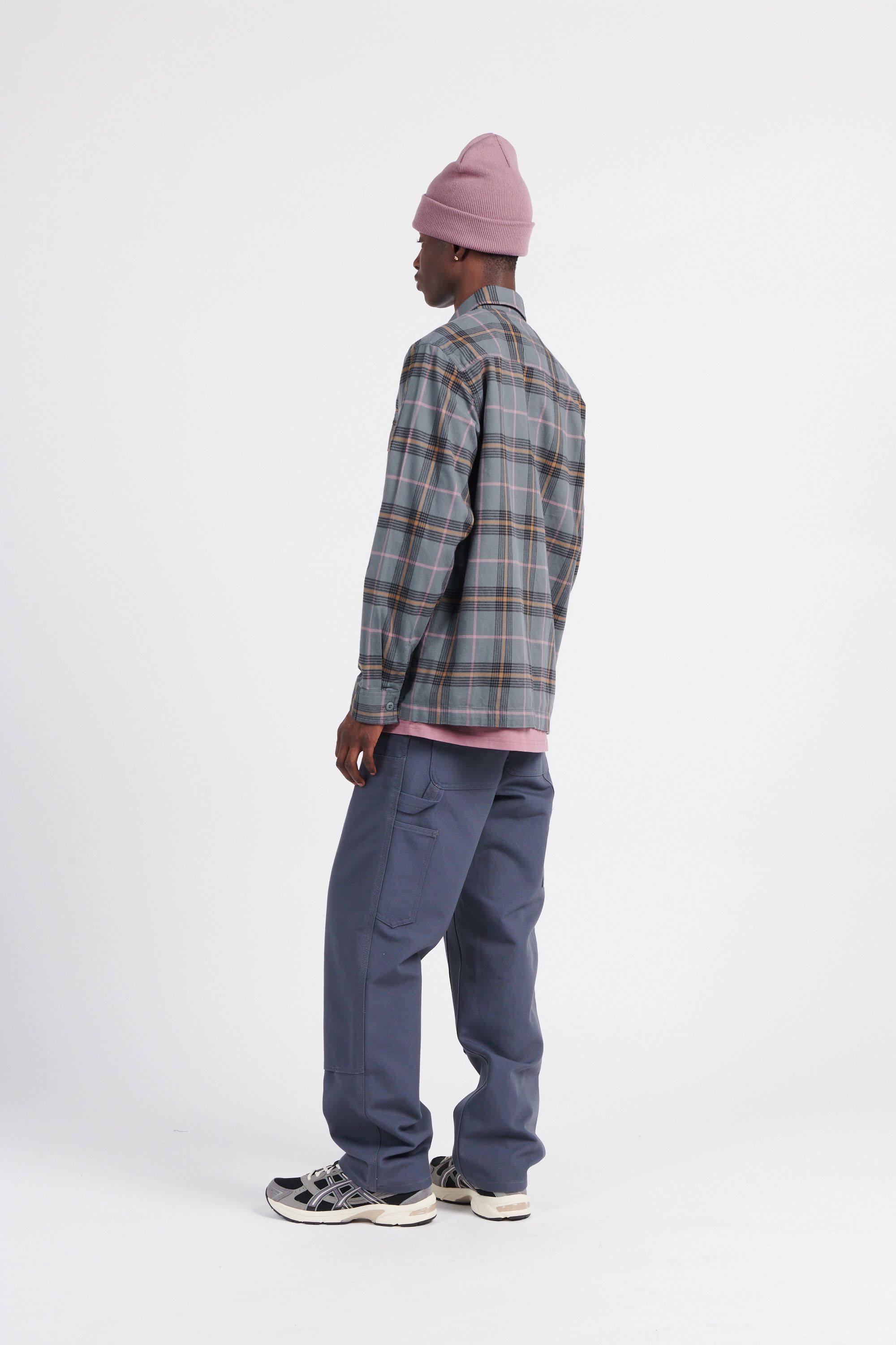 CARHARTT WIP Chemise L/S Hadley Shirt Gris