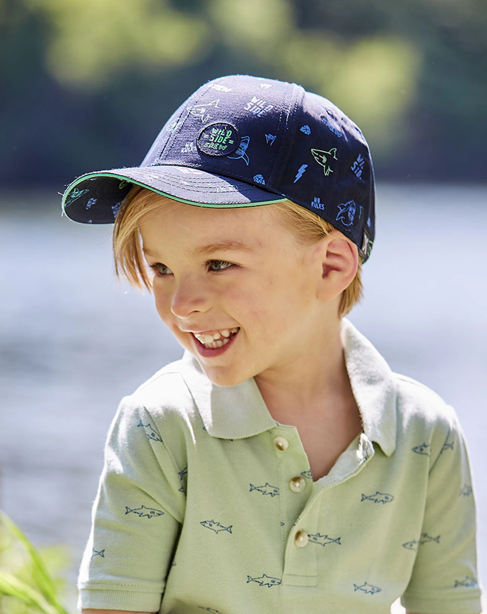 Basecap WILD SIDE CREW in navy