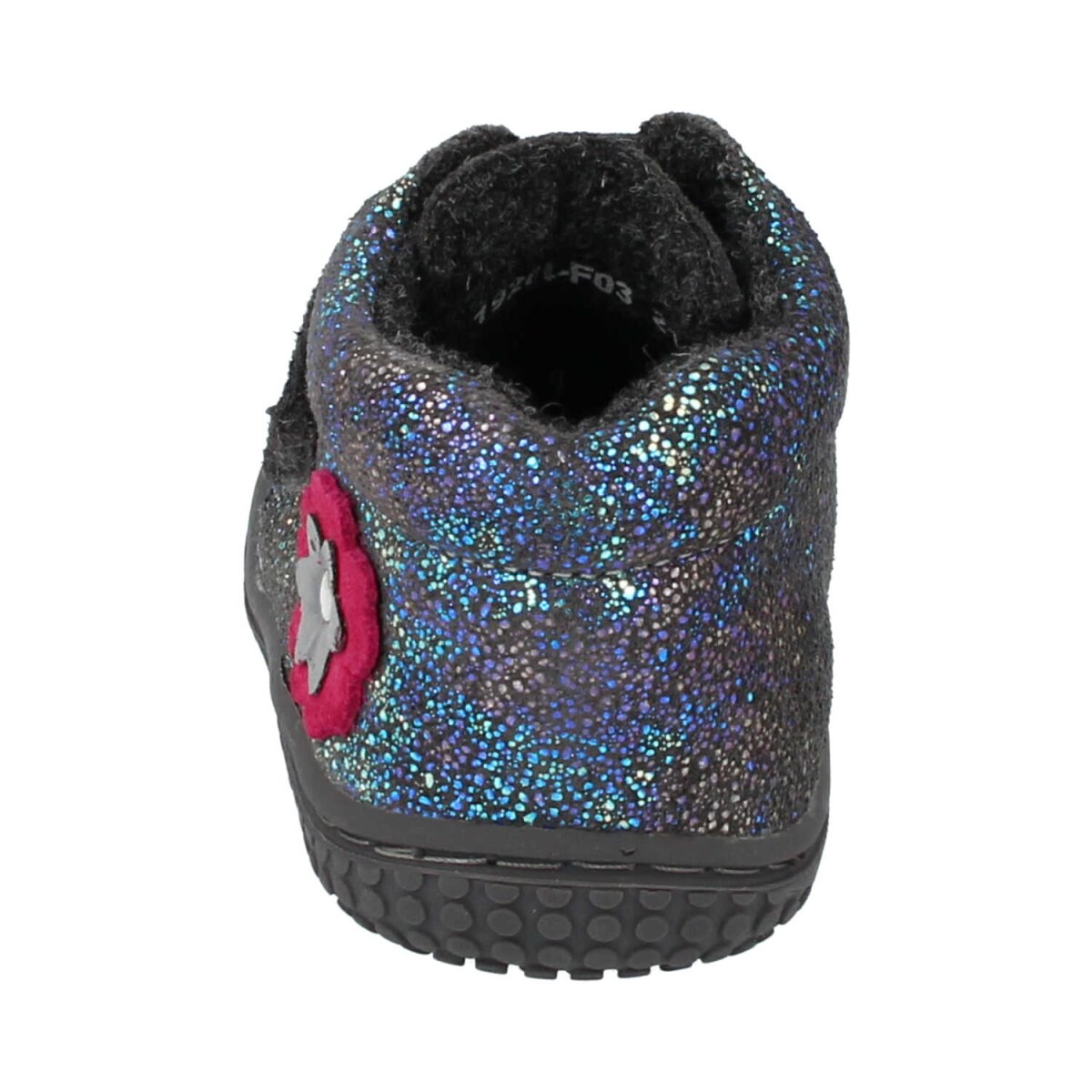192014-F03 CHAMELIION velours glitter graphit fleece velcro Weite/M