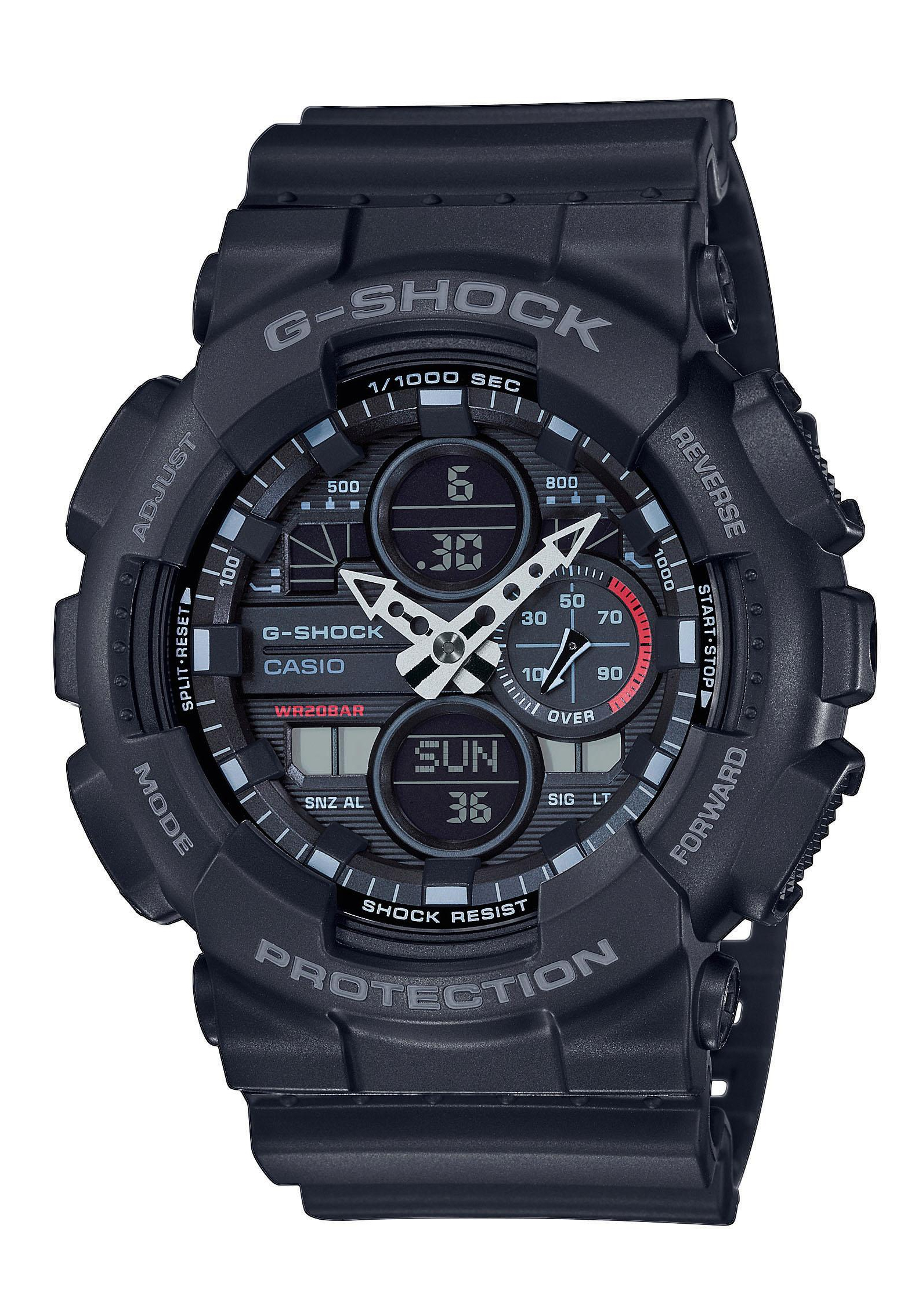 Casio G-Shock Classic Herrenuhr Schwarz GA-140-1A1ER
