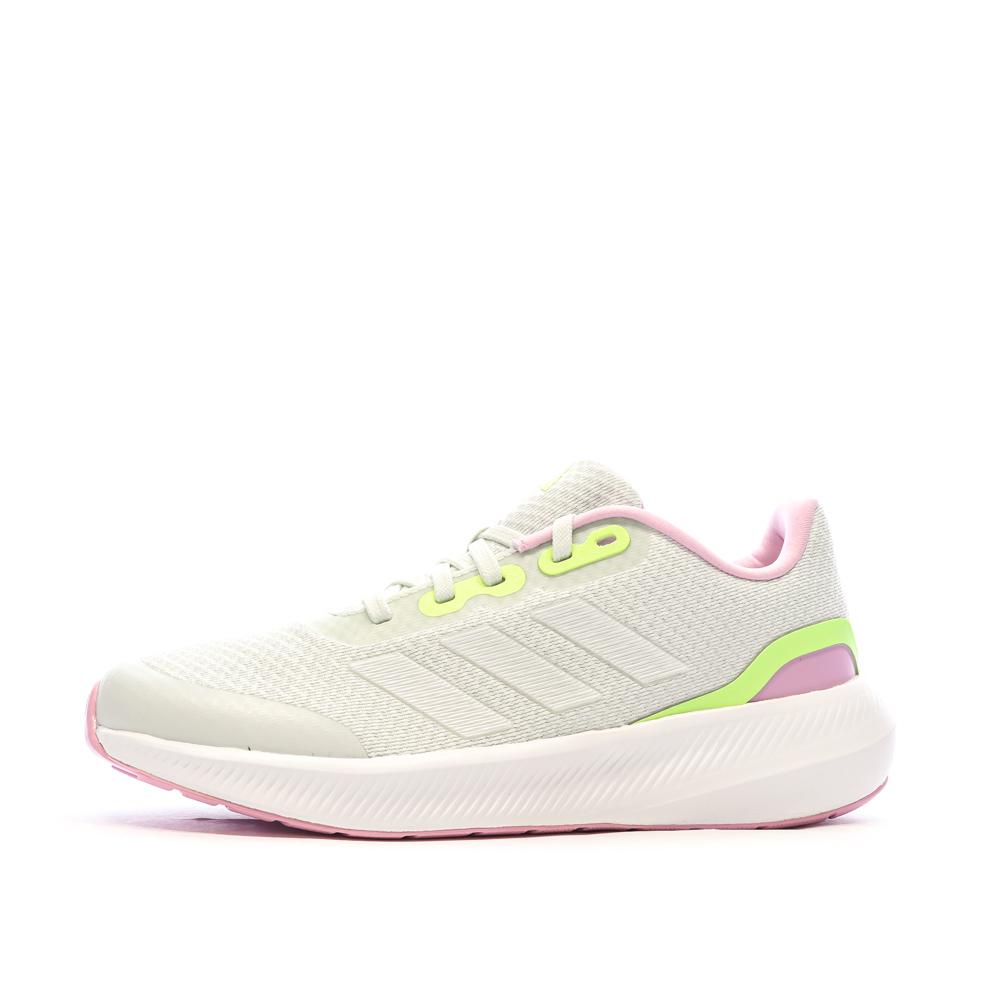 Adidas Chaussures de running Blanches/Roses Fille Adidas Runfalcon
