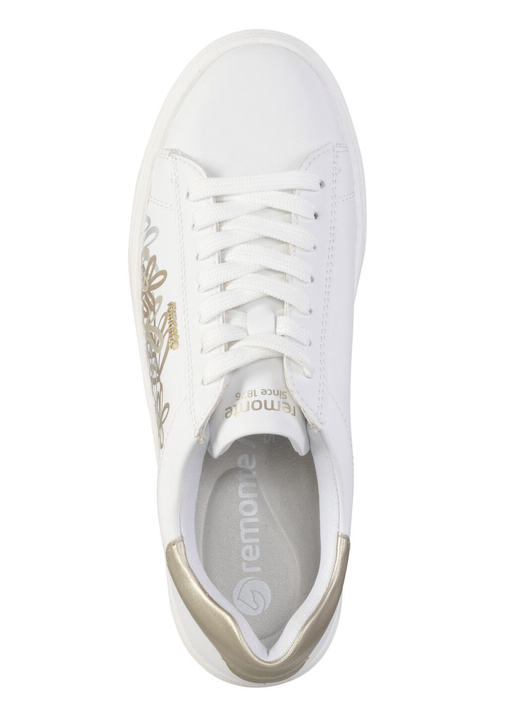 Remonte Sneaker mit verspieltem Blüten-Druck