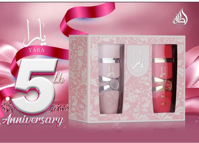 Lattafa - Yara 5th Anniversary Edition - Geurset - 2x100 ml