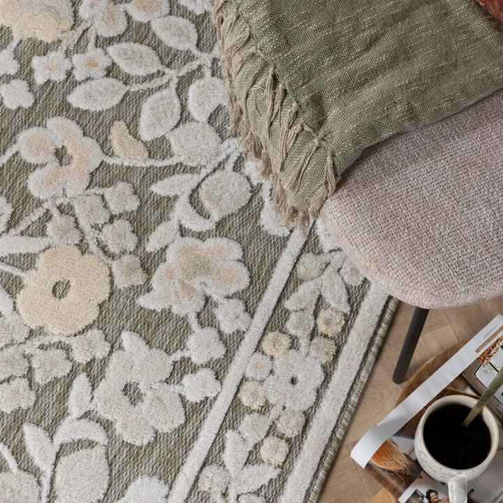 Binnen- & buitenvloerkleed - Bloom Oriental Taupe