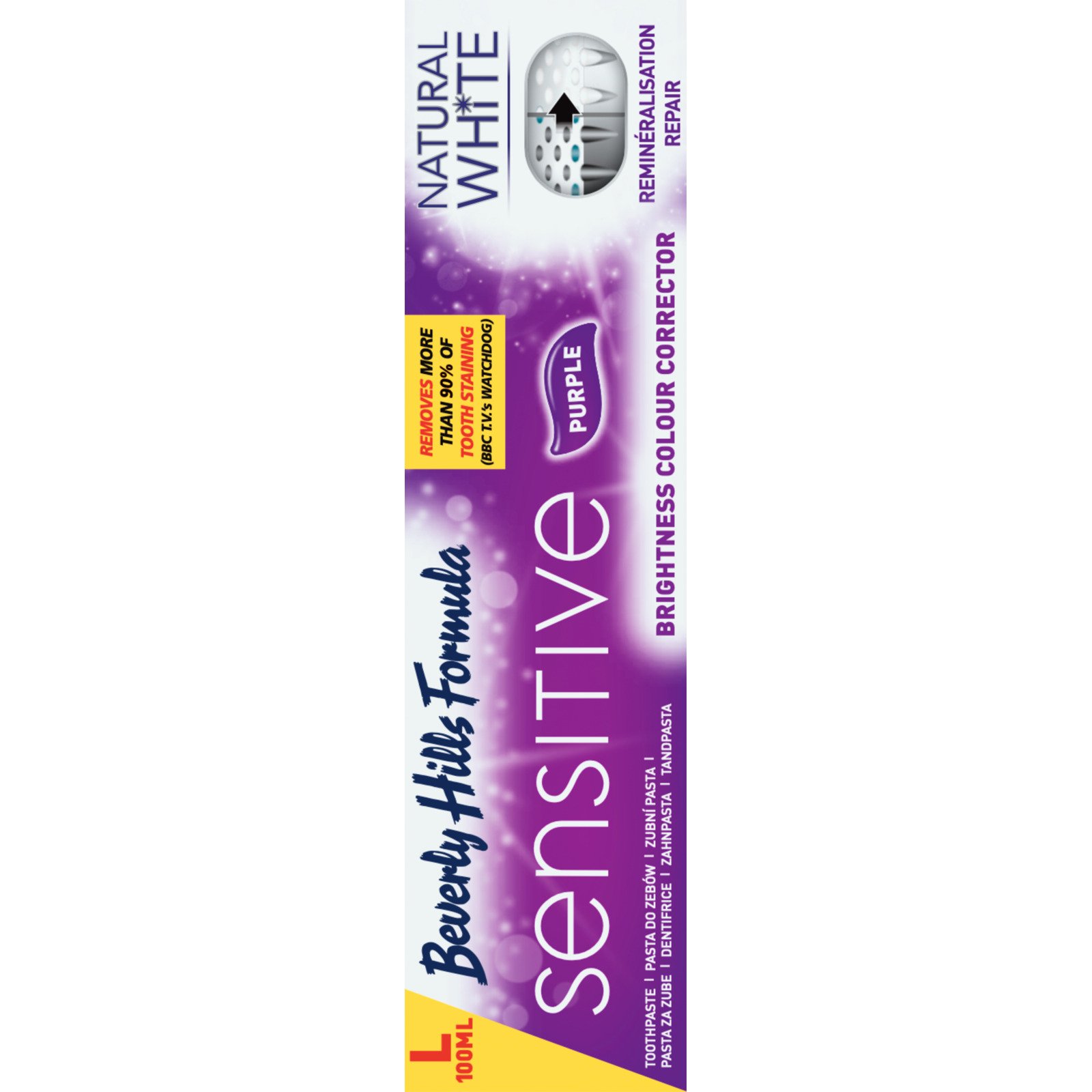 Beverly Hills Formula Natural White Zahnpasta Sensitive Whitening 100 ml