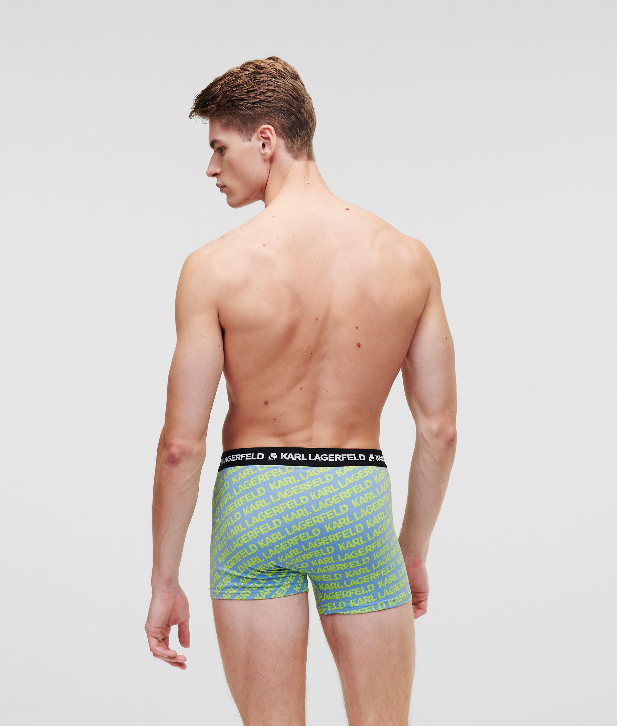 CALEÇON AVEC LOGO KARL FAÇON ALL-OVER - LOT DE 3