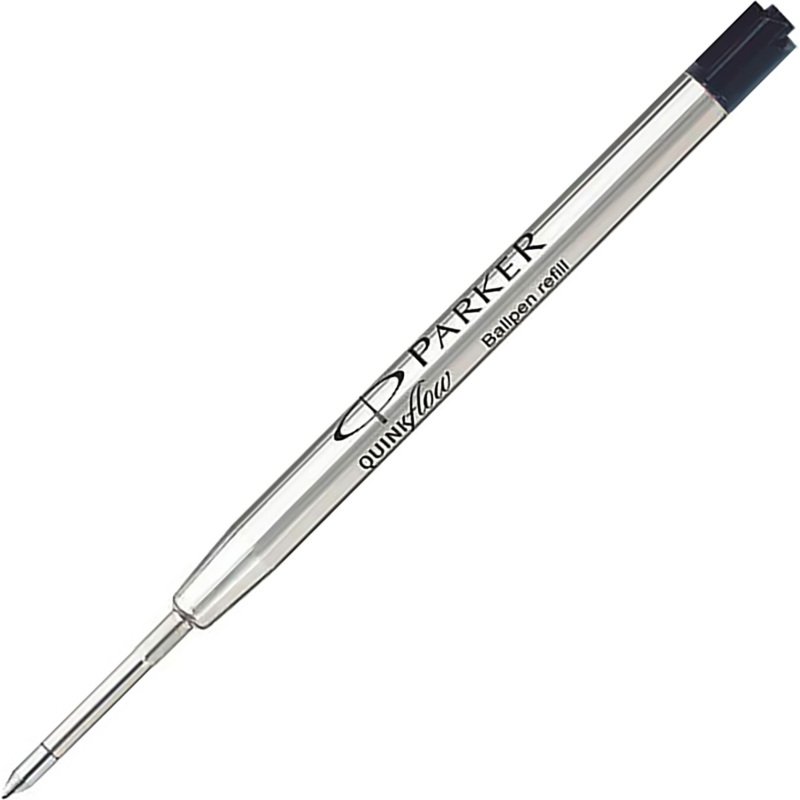 Recharge parker stylo-bille métal pointe large coloris noir
