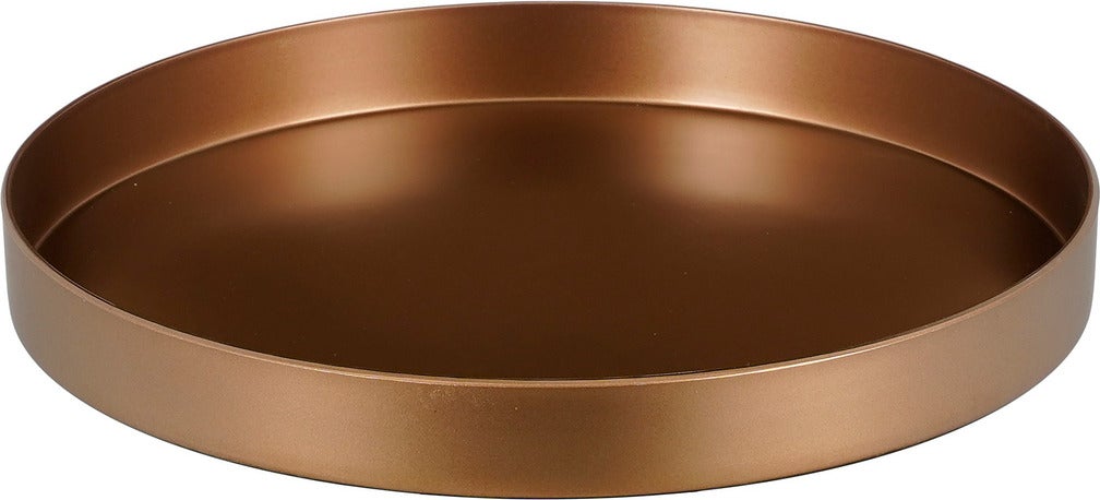 House of Seasons decoratiebord Mila brons D 27 H 3 cm