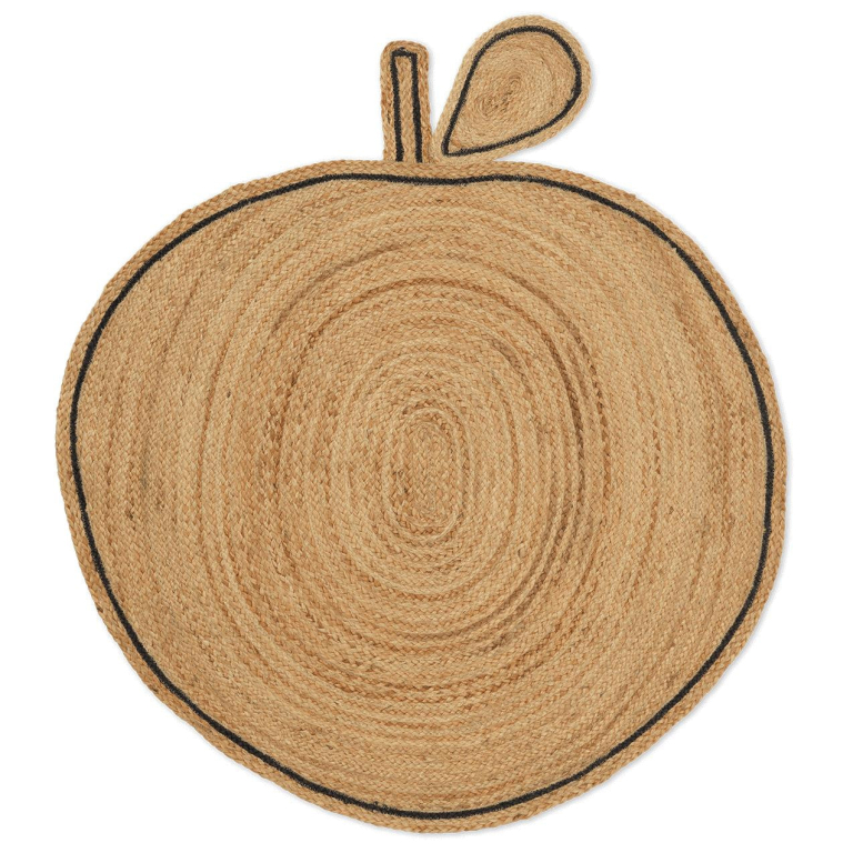 Ferm Living Apple Braided vloerkleed 120x110 jute