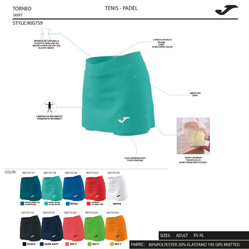 Saia de padel Joma Open II