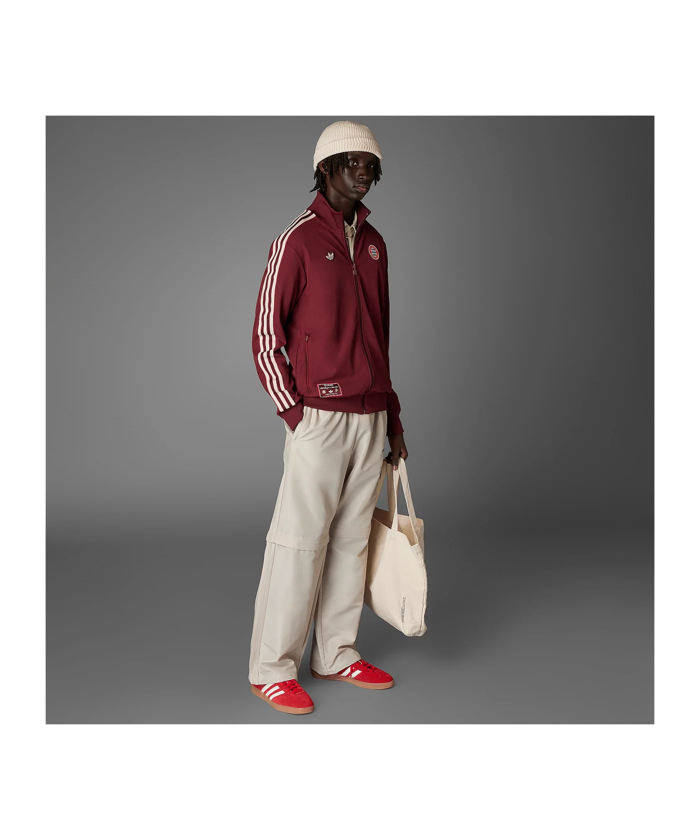 adidas FC Bayern München Terrace Icon Trainingsjacke Rot