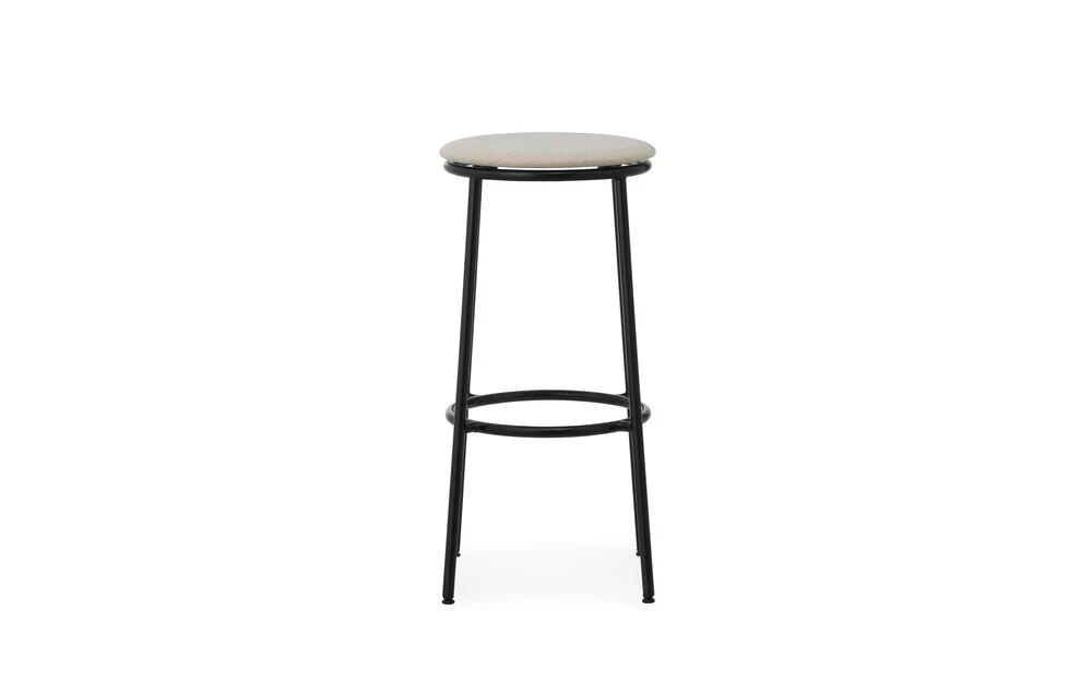 Normann Copenhagen  Circa barstol, sort/sand - 75 cm.